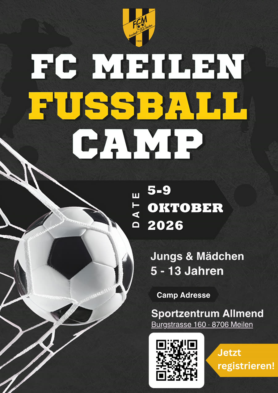 FC Meilen Herbst Camp Plakat: 5.-9. Oktober 2026